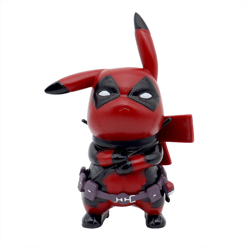 Figura de Ação Pikachu Cosplay Deadpool